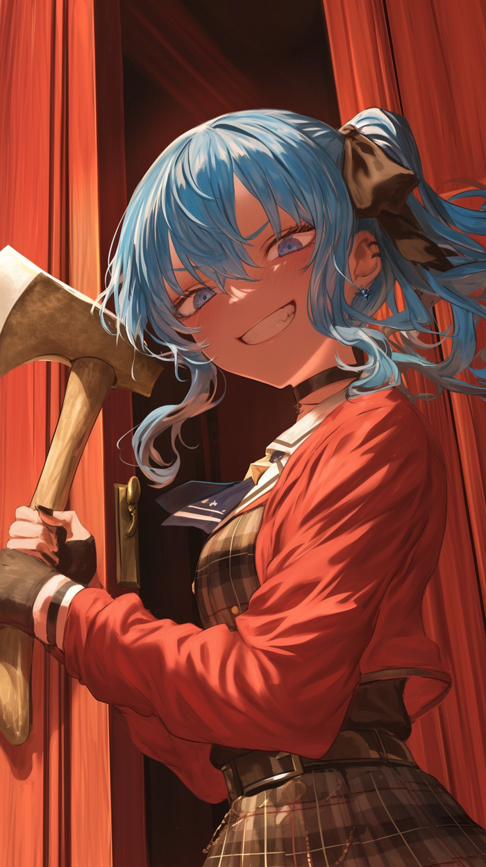 All work and no play makes Suisei dull girl. part 2 Anime Art,  , Virtual YouTuber,  , Hololive, Hoshimachi Suisei,   , 