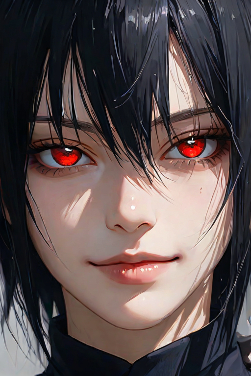 Uchiha Sasuke - Моё, Саске Учиха, Аниме, Наруто, Арты нейросетей, Искусственный интеллект, Арт, Картинки, 2024, Длиннопост