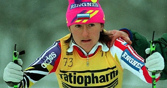 Vyalbe Elena Valerievna - Honored Master of Sports. Lieutenant Colonel. Three-time Olympic champion. Bronze medalist of the 1992 Olympics - Elena Vyalbe, Sport, Skis, Longpost, I advise you to look, Movies