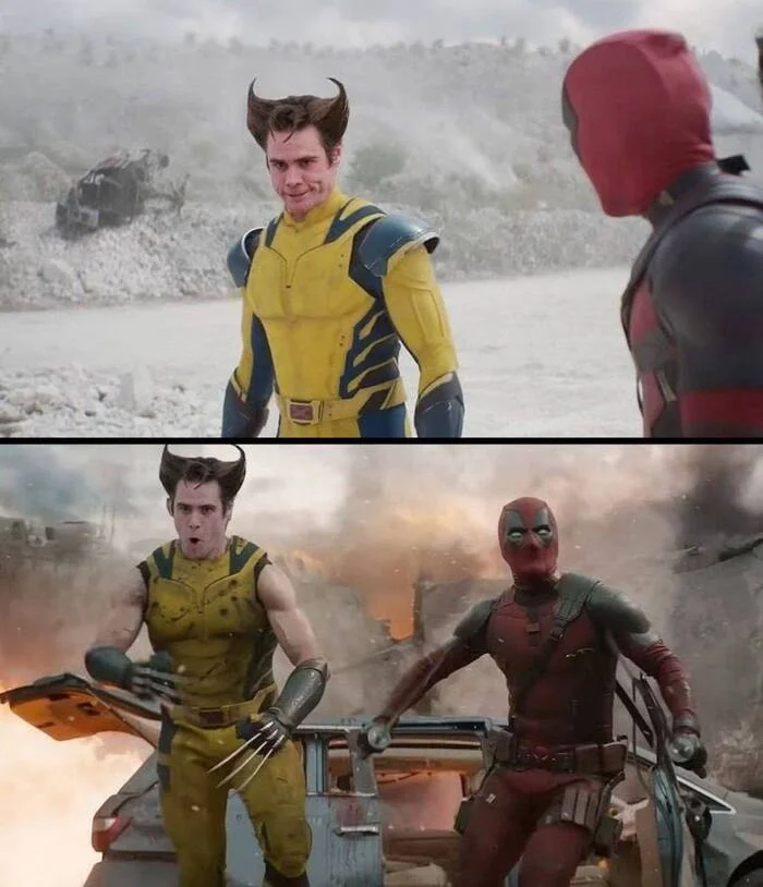 Deadpool and the White Devil - Humor, Deadpool and Wolverine, Ace Ventura, Jim carrey, Telegram (link), Movies