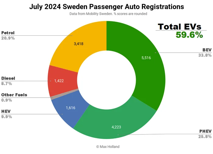 Electric cars took up 59% of the Swedish market - Energy (energy production), Industry, Electric car, Sweden, Solar energy, Renewable energy, Hydrogen, Video, Youtube, Longpost