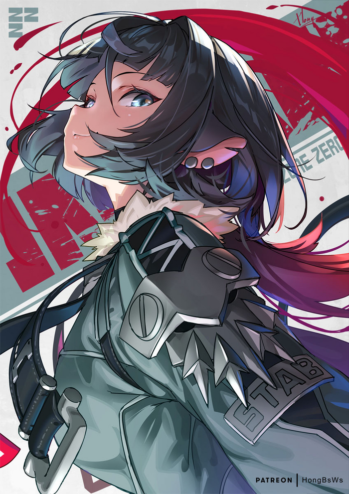 Jane Doe Anime Art, , , Zenless Zone Zero, Jane Doe (zzz)
