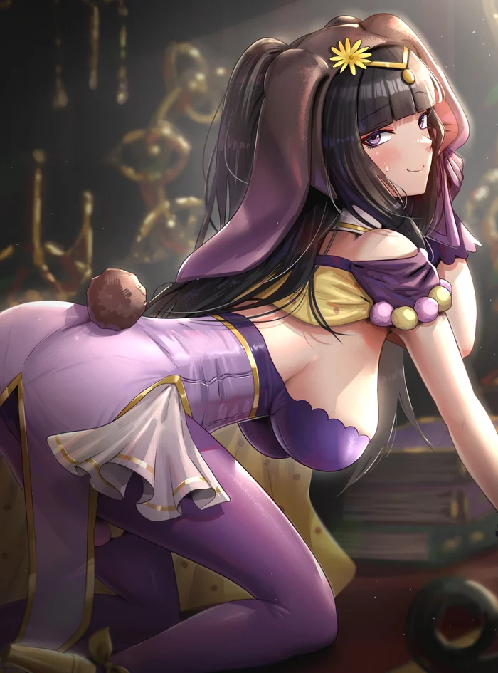 Игривая ведьма - Аниме, Попа, Pixiv, Anime Art, Fire Emblem, Fire emblem awakening, Tharja