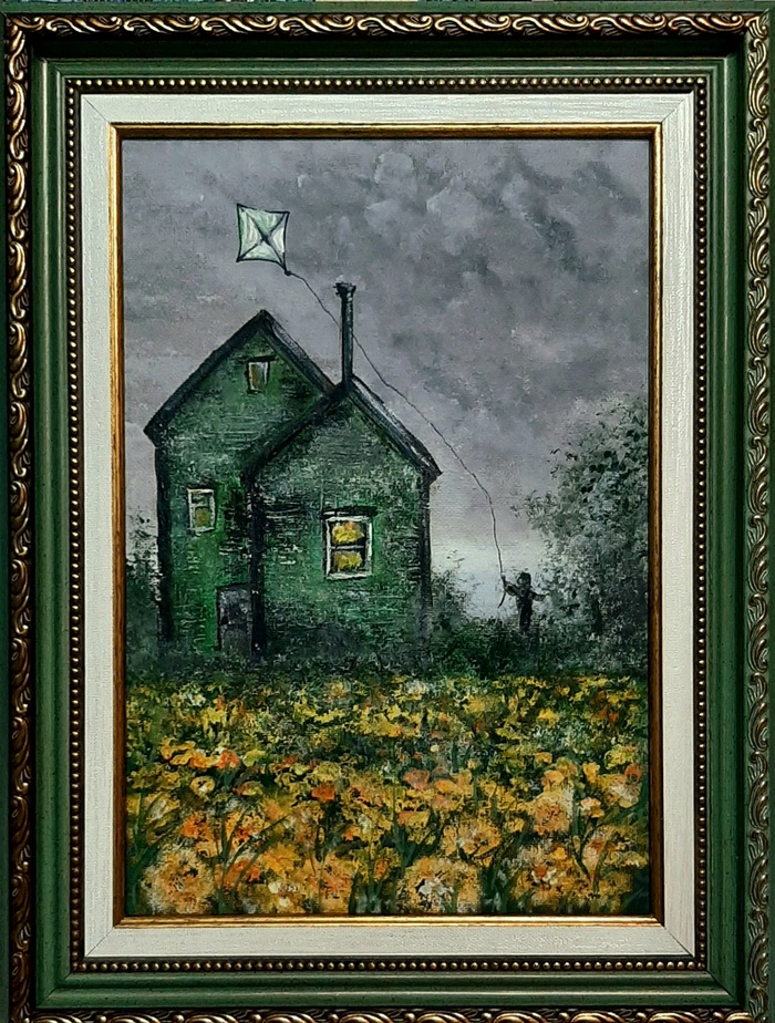 Холст на картоне 21х30, гуашь