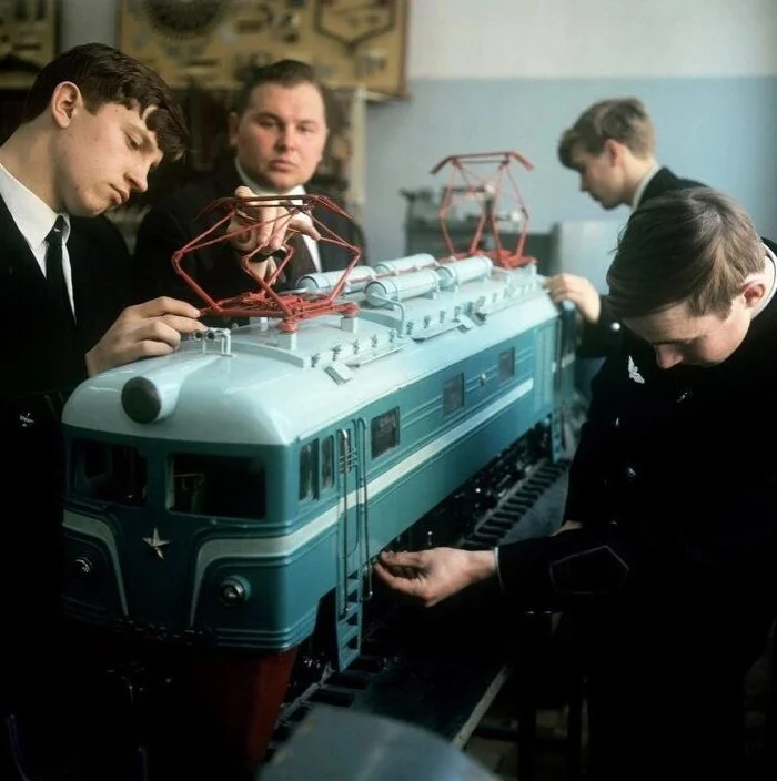 Engineers - the USSR, Youth, Youth, Men, Engineer, A train, Nostalgia, Old photo, The photo, Telegram (link)