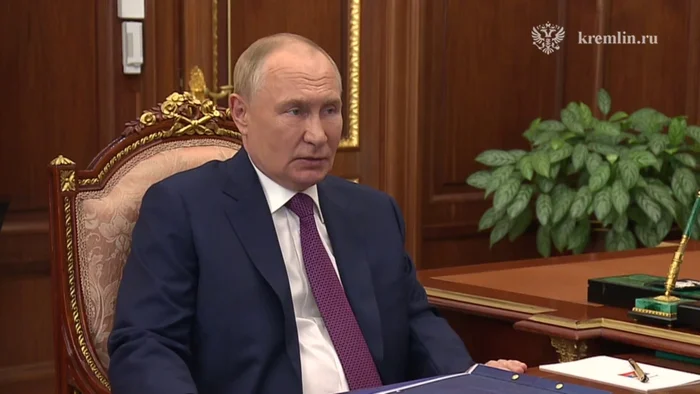 Vladimir Putin held a working meeting with the Governor of the Astrakhan Region Igor Babushkin - news, Politics, Russia, Astrakhan Region, Vladimir Putin, Economy, Social, Children, School, Lodging, Shipbuilding, Volga river, Caspian Sea, Ecology, Society, Kremlinru, Telegram (link), Video, Video VK