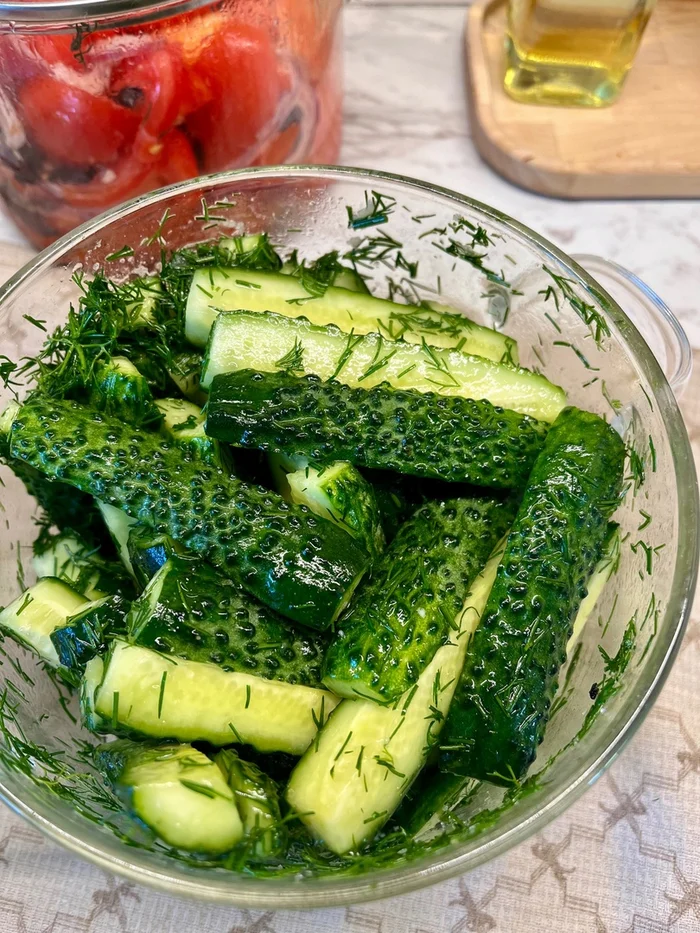 Lightly salted cucumbers - My, Serving dishes, Snack, Recipe, Cooking, Ingredients, Longpost, Lightly salted cucumbers