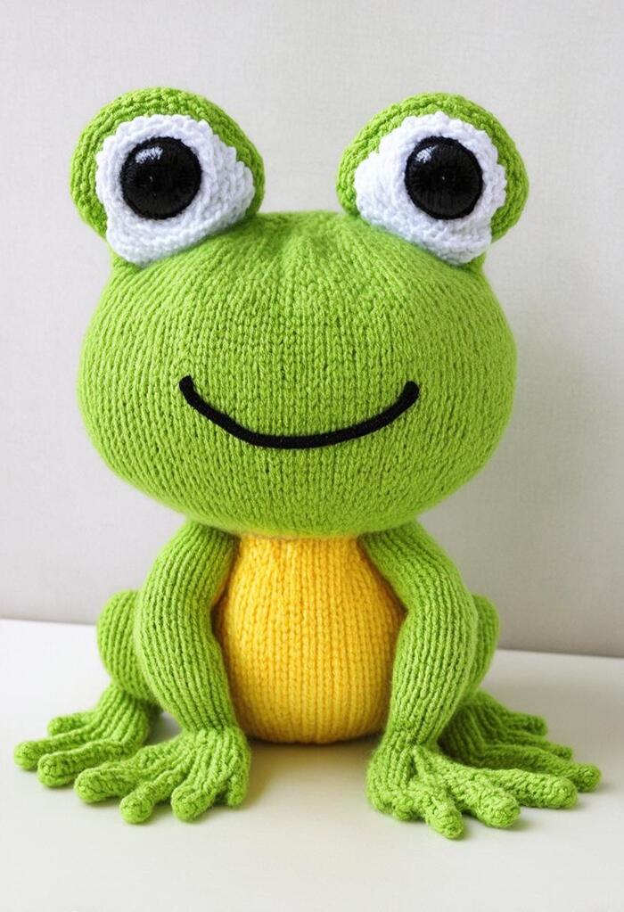 May frog Wednesday bring you good luck on this day. - Frogs, Wednesday, It Is Wednesday My Dudes, Humor, Toad, Knitted toys, Knitted product, Soft, Soft toy, Toys, Smile, Luck, Milota, The charm, Longpost, Amigurumi