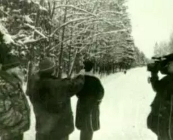 Фото со следственного эксперимента