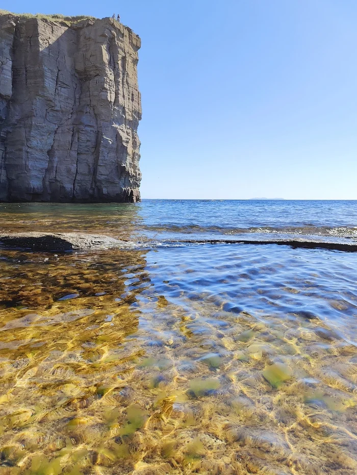 Beauty of Primorye - My, Primorsky Krai, Russian island, Cape Tobizina, Japanese Sea, The mountains, Sea, Mobile photography, Vladivostok