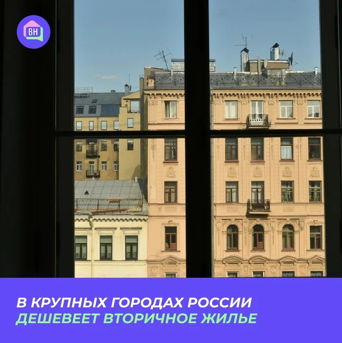 In large cities of Russia, secondary housing is becoming cheaper - The property, Buying a property, Mortgage, Rise in prices, Inflation, VKontakte (link)