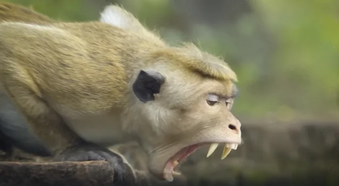 Are macaques dangerous and aggressive monkeys? - Rutube, Impudence, Monkey, Animals, Video, Longpost