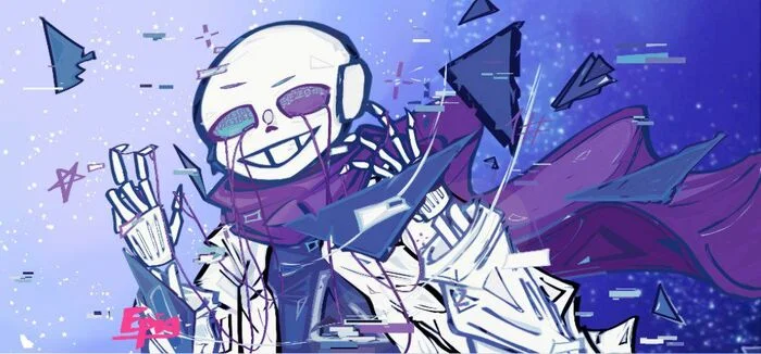 Fatal sans - My, Undertale AU, Undertale, Sans, Longpost