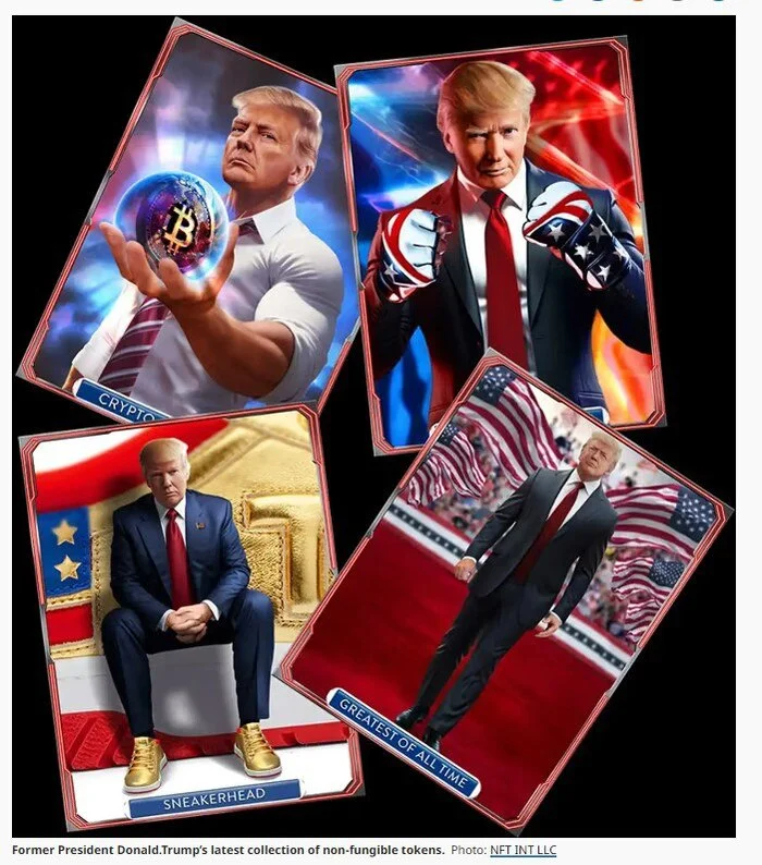 Trump Begins Selling New Series of NFTs Featuring His Image, From $99 to $24,700 - Art, Nft, Donald Trump, US presidents, USA