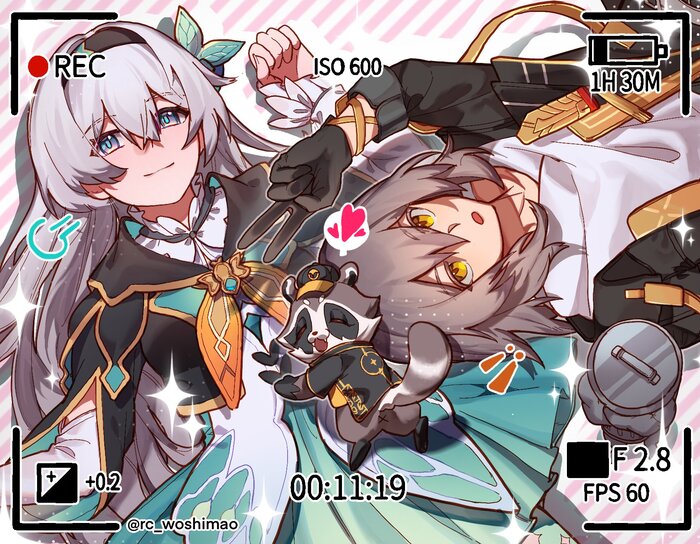 Stelle & Firefly Anime Art, , , Honkai: Star Rail, Stelle (Honkai: Star Rail), Firefly (Honkai: Star Rail), Twitter (), 