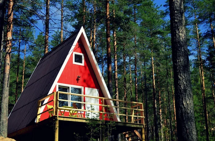 ТОП-12 Глэмпингов ЛО:  Лучшие A-frame домики Ленинградской области: уединение, природа и комфорт в одном флаконе - Моё, Отдых на природе, Горный туризм, Туризм, Туристы, Поездка, Поход, Длиннопост, Ленинградская область