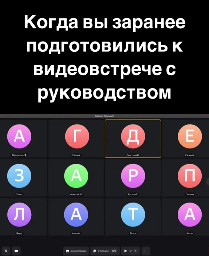 Видеовстреча - Юмор, Картинка с текстом, Работа, Зарплата, Видеосвязь, Telegram (ссылка)