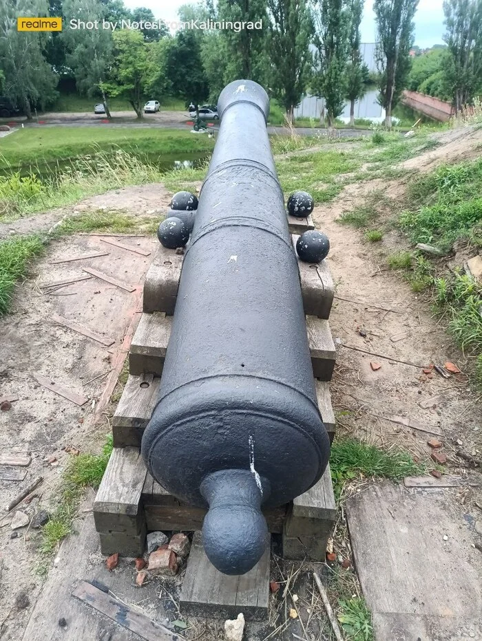 Fortress and ship cannons of the 18th century - My, A gun, Baltiysk, Kaliningrad region, Kaliningrad, City walk, Street photography, The photo, Art, Longpost