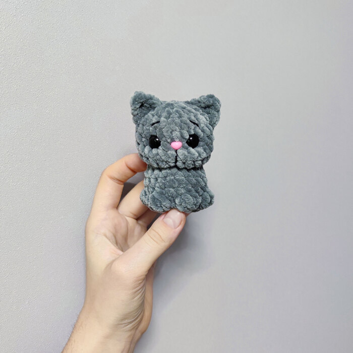 Вяжем котёнка своими руками