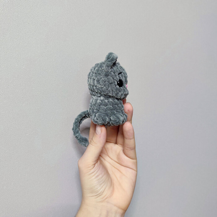 Как связать котика крючком