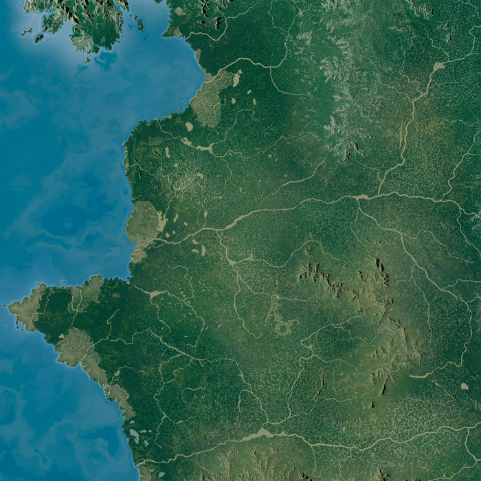 3д арт Спутниковая карта северных королевств