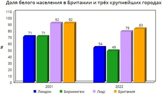 Бирмингем, Британия: Белым вход запрещён - Политика, Запад, Великобритания, Демография, Мигранты, Миграция, Моё