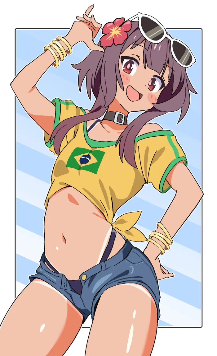 Brazilian Megumin - Anime, Anime art, Megumin, Konosuba