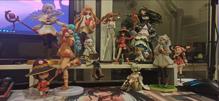 The family is waiting for the She-Wolf - My, Anime, Figurines, Date a live, Evangelion, Sousou no Frieren