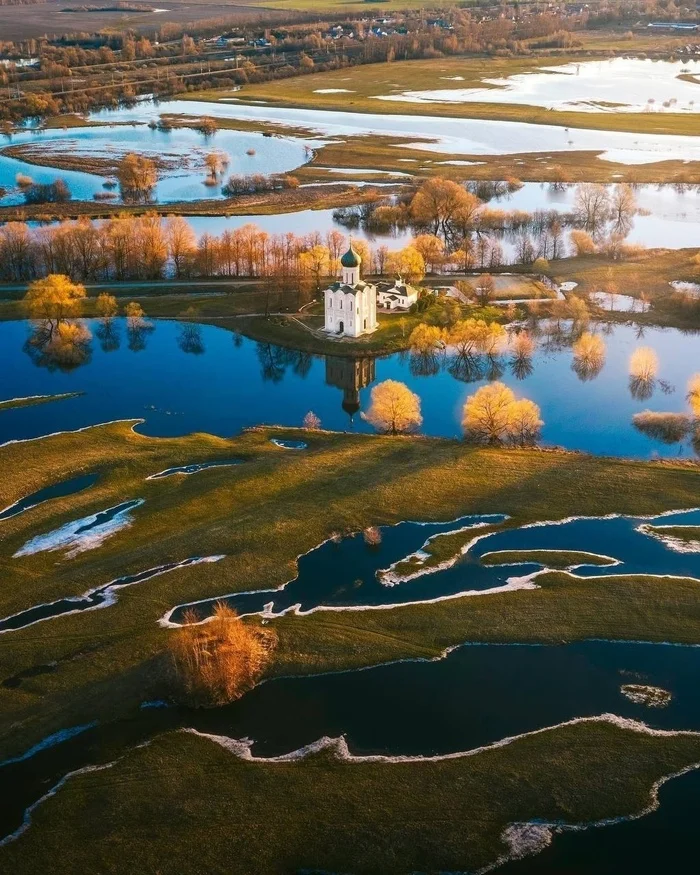 Church of the Intercession on the Nerl, Vladimir Region - Church, Vladimir region, The photo, Nature, The nature of Russia