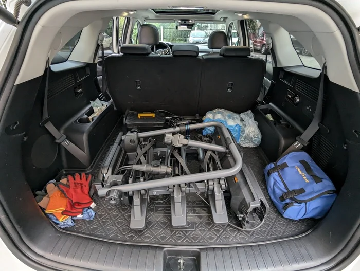 How I Found a Great, But Expensive Way to Transport Bikes in Your Car - My, A bike, Auto, Trunk, Hitch, Bike trip, Kia, Format, Cyclist, Bike ride, Longpost