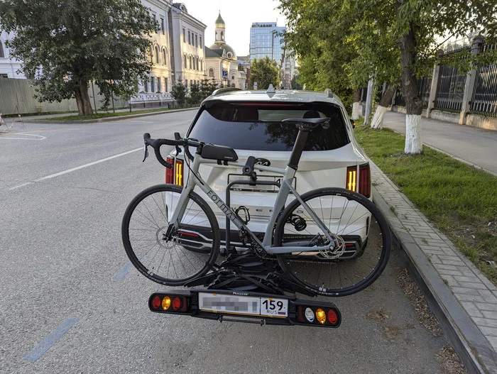 How I Found a Great, But Expensive Way to Transport Bikes in Your Car - My, A bike, Auto, Trunk, Hitch, Bike trip, Kia, Format, Cyclist, Bike ride, Longpost