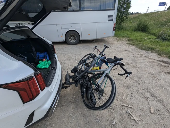 How I Found a Great, But Expensive Way to Transport Bikes in Your Car - My, A bike, Auto, Trunk, Hitch, Bike trip, Kia, Format, Cyclist, Bike ride, Longpost