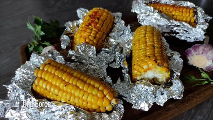 Tasty corn - My, Recipe, Serving dishes, Dinner, Snack, Corn, Dinner, Proper nutrition, In the oven, Longpost