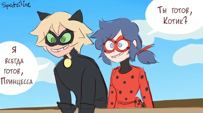 I take revenge and my revenge is terrible... - Comics, Art, Lady Bug and Super Cat, Cartoons, Chat Noir, Marinette, Spatziline, Longpost