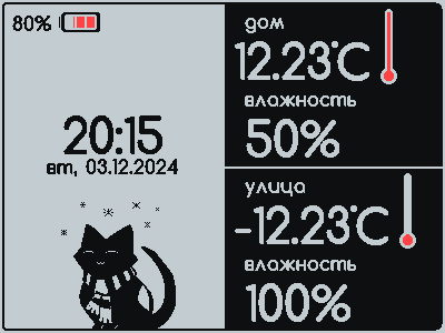 My open source weather station project with monochrome display - My, Electronics, Гаджеты, Esp32, Esp8266, C ++, Homemade, Home assistant, Domoticz, Smart House, Longpost