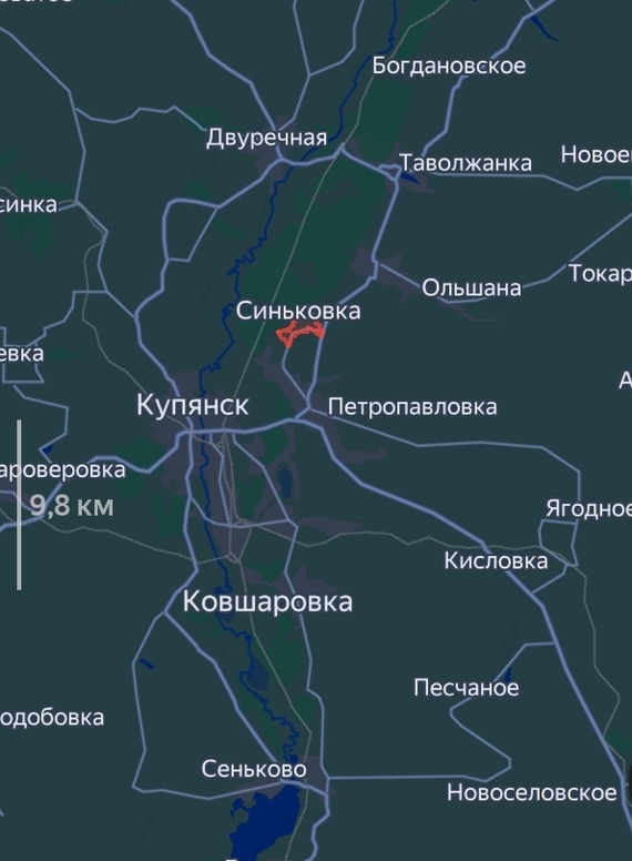 Синьковка на Купянском фронте