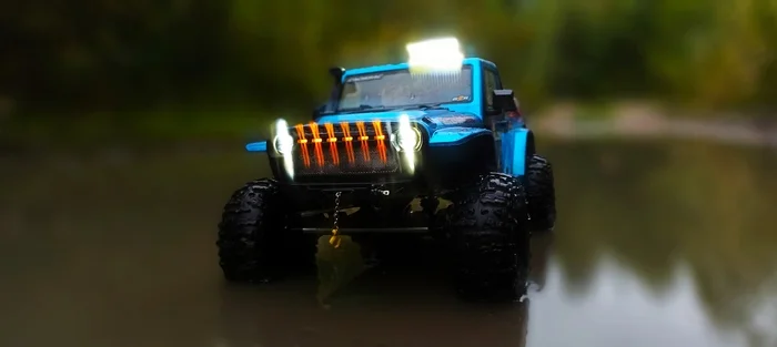 EMO X FreeRider Crossrc Jeep Wrangler - Моё, Хобби, Радиоуправляемые модели, Игрушки, Фотография, Поездка, Длиннопост