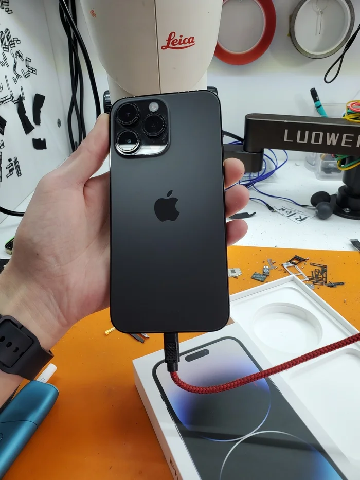 Взорвался. Iphone 14 Pro Max - Моё, Москва, Ремонт техники, Apple, Пайка, Дорого, Длиннопост