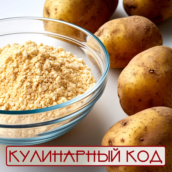 Culinary code. Flour mosaic. Potato flour - My, Cooking, Nutrition, Food, Products, Flour, Facts, Knowledge, Longpost