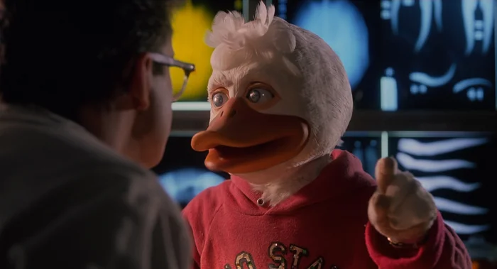 Is Howard the Duck (1986) Movie That Bad? Marvel Comic Character Posted Online UHD Remaster - My, Film and TV series news, Hollywood, I advise you to look, Actors and actresses, Movies, Screenshot, Comics, Marvel, Screen adaptation, Vertical video, Boosty, George Lucas, 80-е, Music, Nostalgia, Lamp character, Fantasy, Trash, Humor, Girls, Longpost