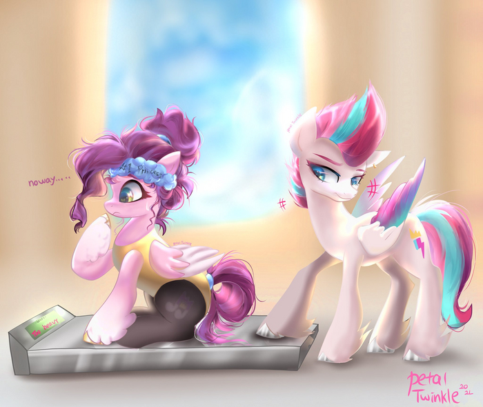 Too heavy My Little Pony, Pipp Petals, Zipp Storm