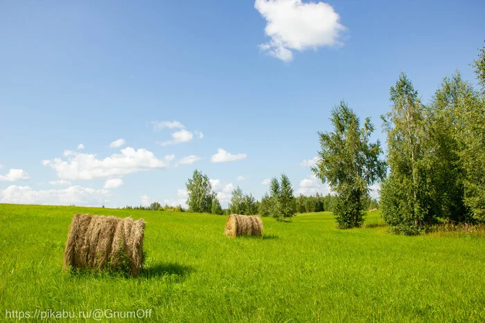 Haystacks in the meadow - My, Bike ride, Nature, Leisure, The nature of Russia, The photo, Beautiful view, Southern Urals, Rick