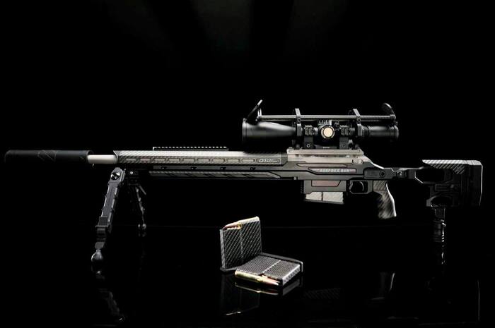 New Russian sniper rifle Spectr - Weapon, Firearms, Armament, Shooting, Domestic weapons, Weapon, Snipers, Sniper rifle, Special operation, Rifle, Video, Telegram (link), Longpost