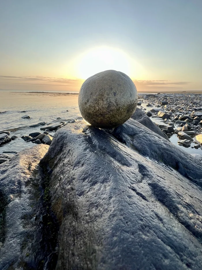 Perfect sunset - My, Kola Peninsula, Rybachy Peninsula, A rock, Sunset