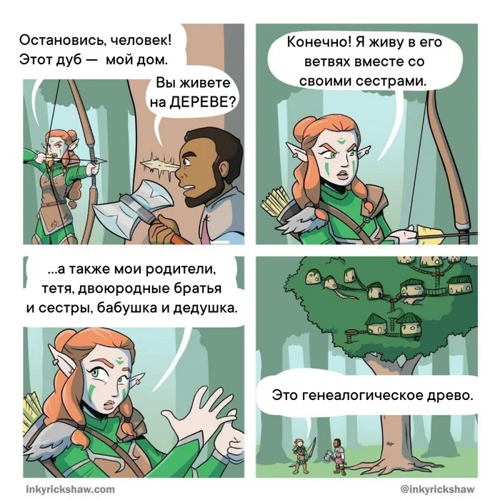 Daily DnD Memes - My, Dungeons & dragons, Dnd 5, Translation, Tabletop role-playing games, Translated by myself, Humor, Role-playing games, Longpost, Comics, Inkyrickshaw, Repeat