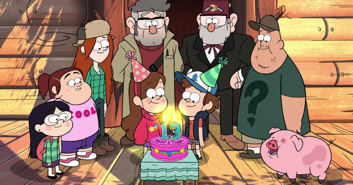  : ,    Gravity Falls, Walt Disney Company,  , , 