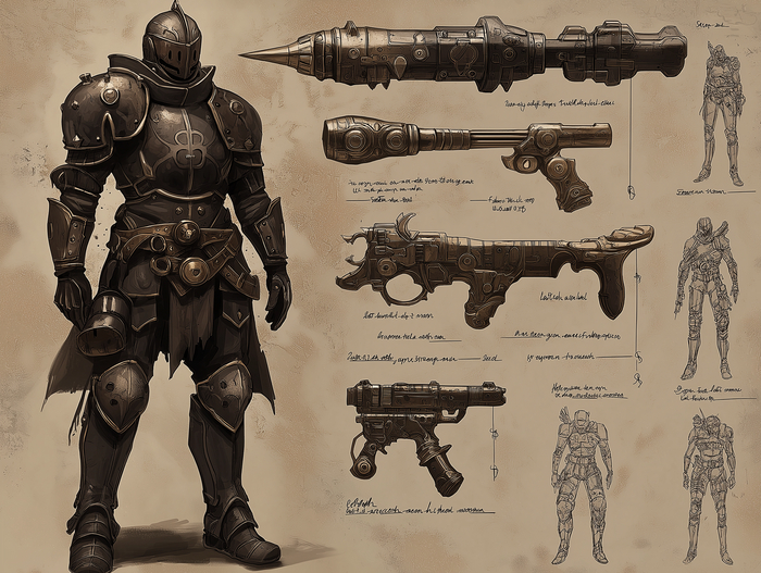 Концепт арт - угадайте, человек или нейросеть?