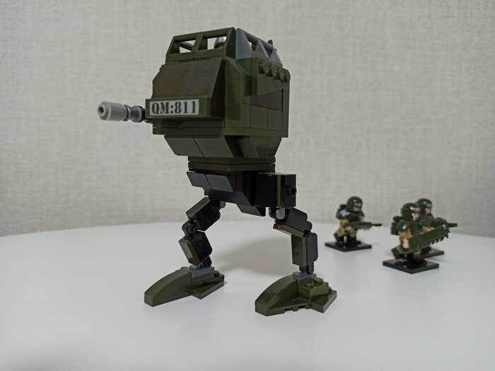 Lego Walker Sentry - My, Imperium, Lego, Warhammer 40k, Homemade, Astra Militarum, Warhammer, Constructor, Longpost