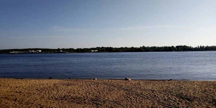 Volga - Mother - My, River, Volga river, Summer, Beautiful view, Nature