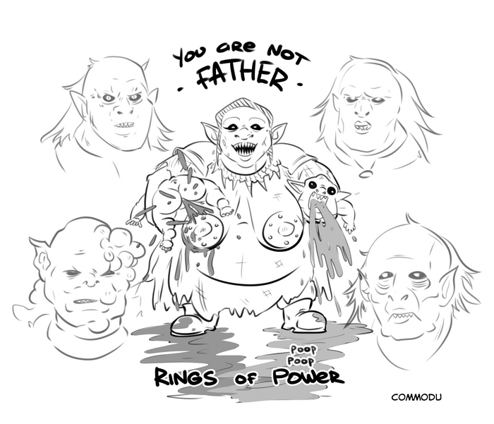 Rings of Power and Poor Orcs - My, Orcs, Lord of the Rings: Rings of Power, Art, 2D, Mat